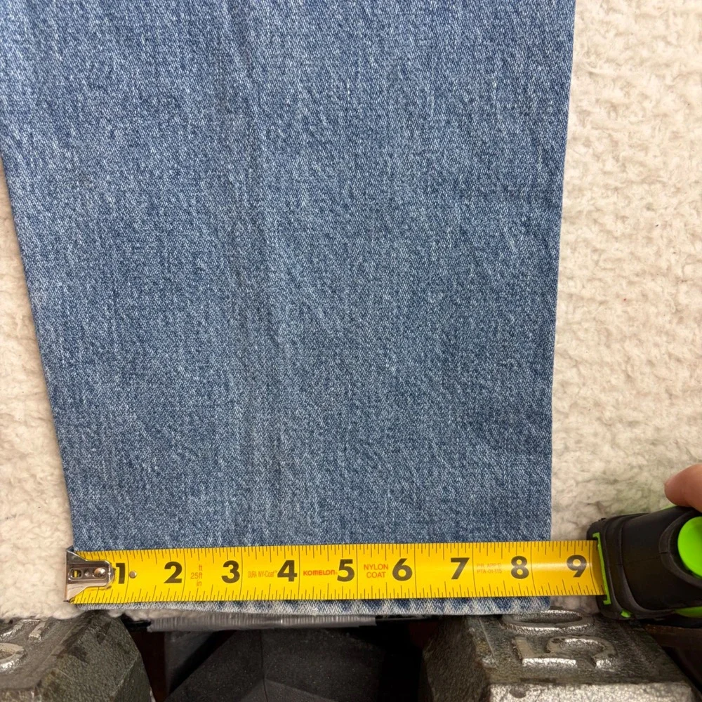 Wrangler George Strait Cowboy Cut Jeans Mens 34x37 Blue Denim Straight 13MGSHD